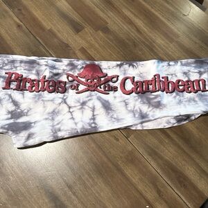 “Pirates of the Caribbean” Black and White Tie-Dye jogger sweatpants by Disney